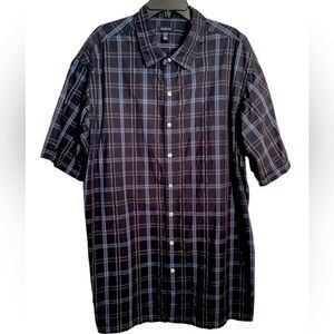 Van Heusen plaid button up shirt (big & tall)